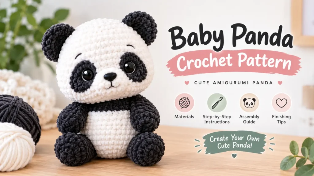 Baby Panda Crochet Pattern