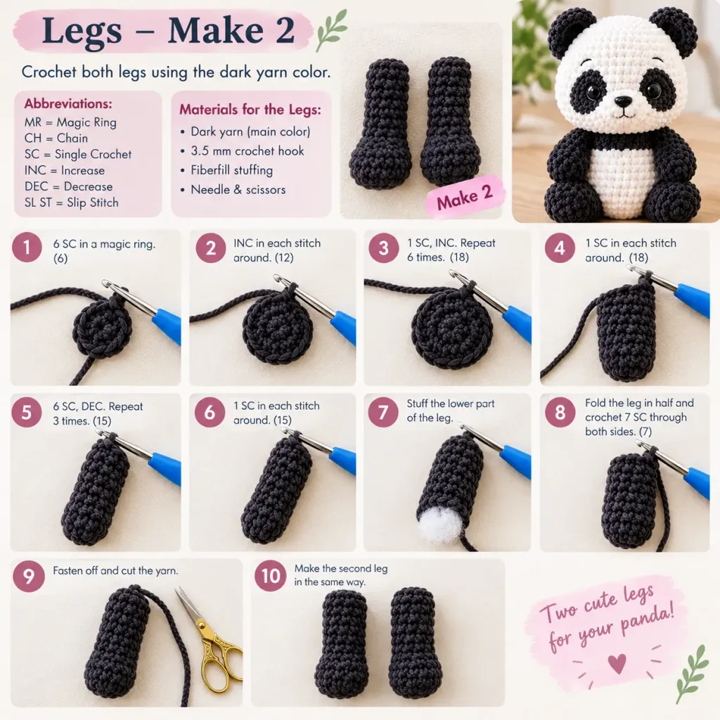 Baby Panda Crochet Pattern