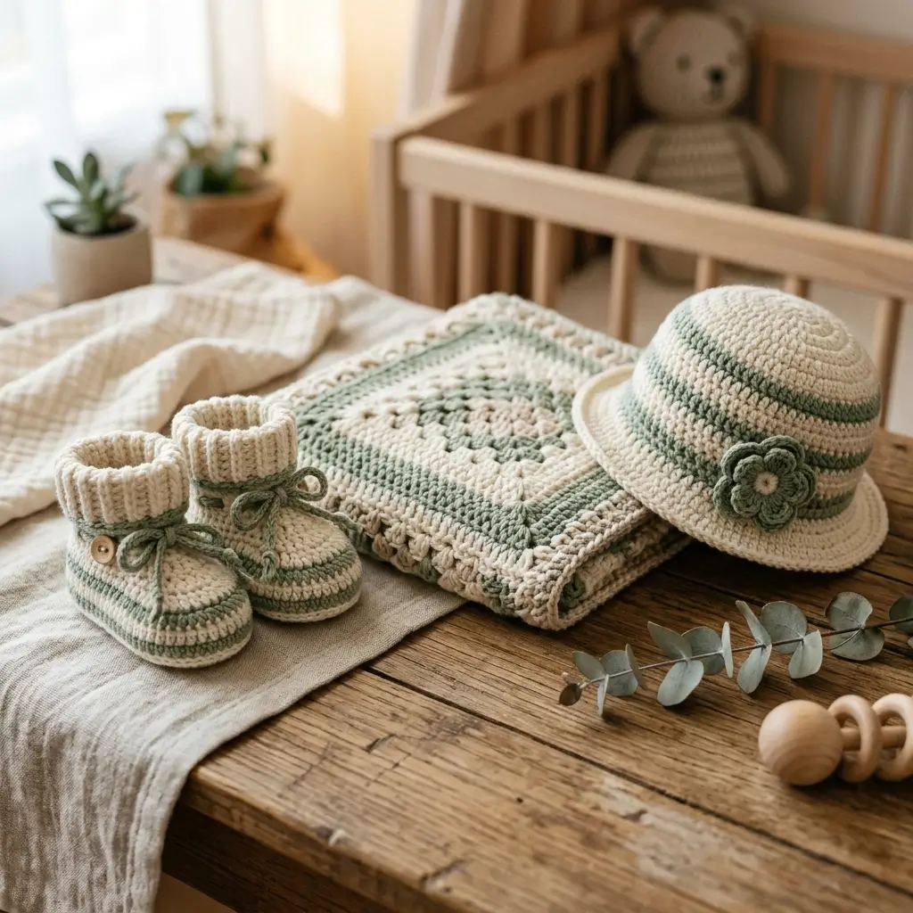 Crochet Baby Bootie Pattern