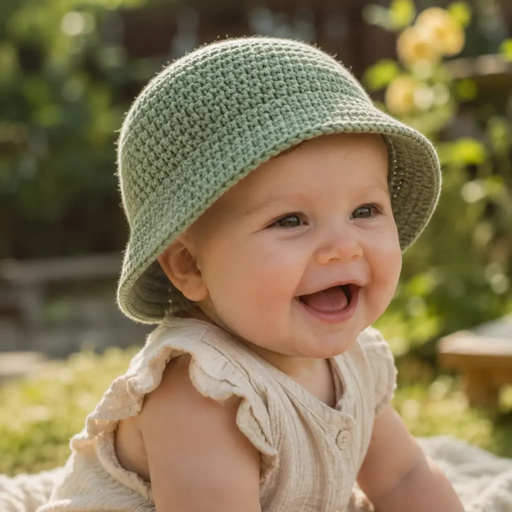 Crochet Baby Bucket Hat Pattern
