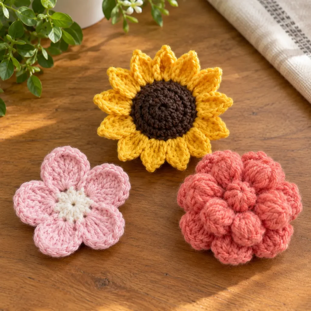 Crochet Flower Ideas