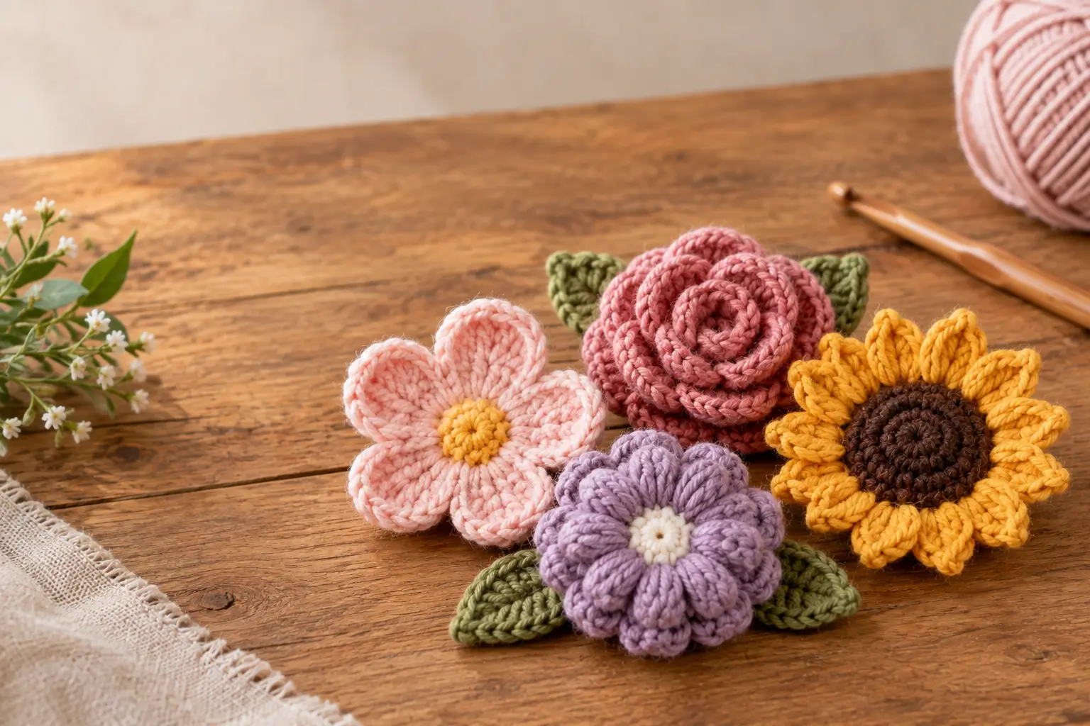 Crochet Flower Ideas