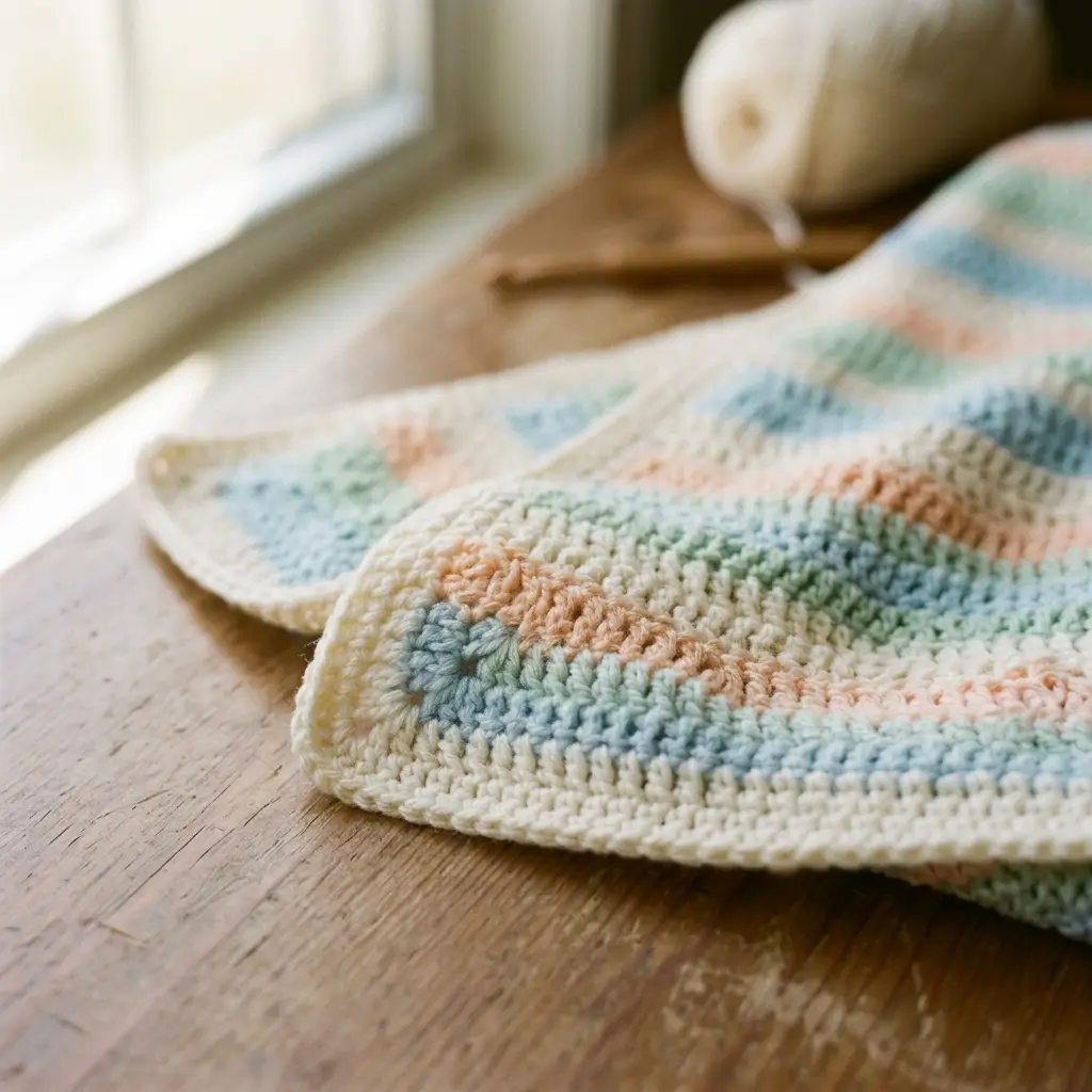 Crochet Newborn Blanket Pattern