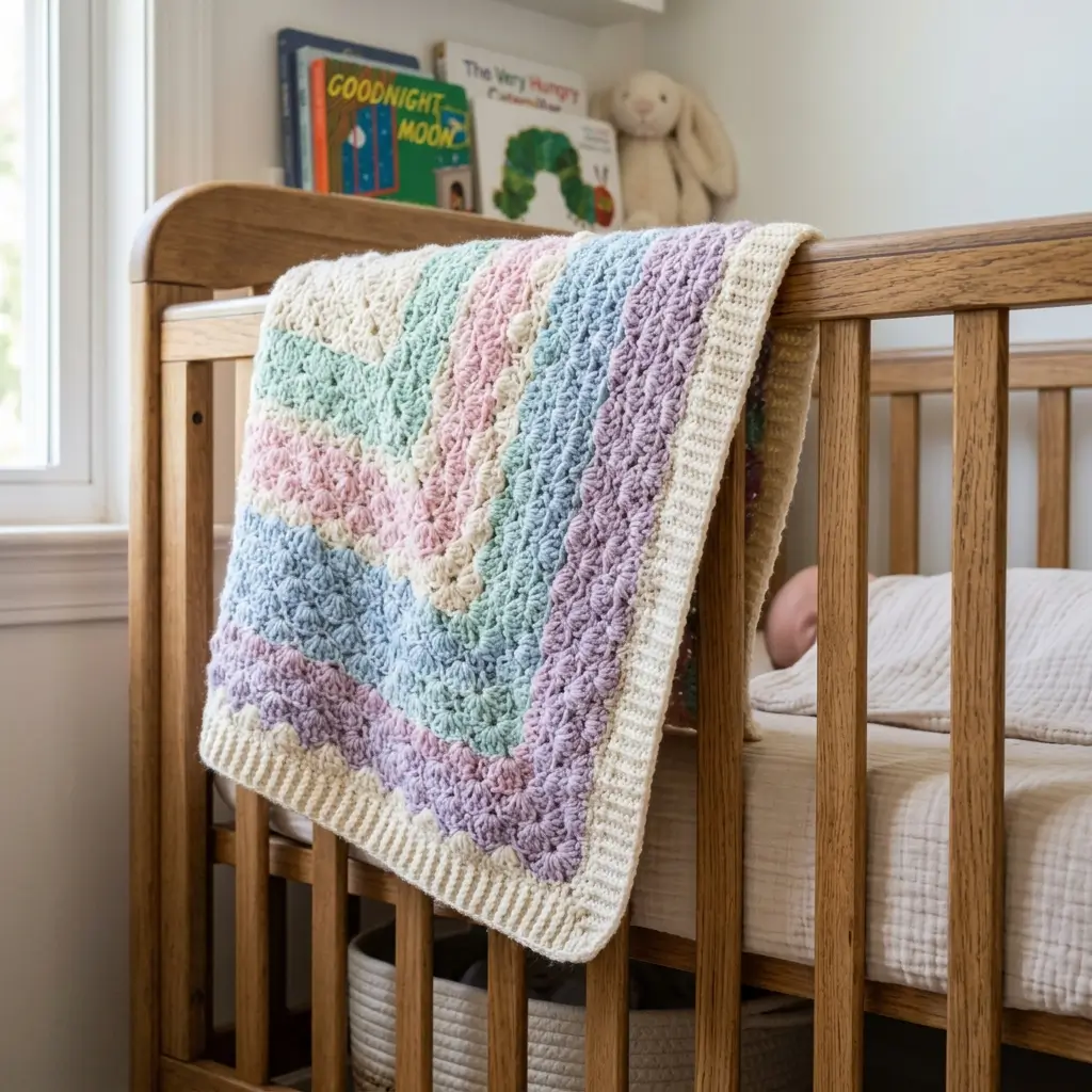 Crochet Newborn Blanket Pattern