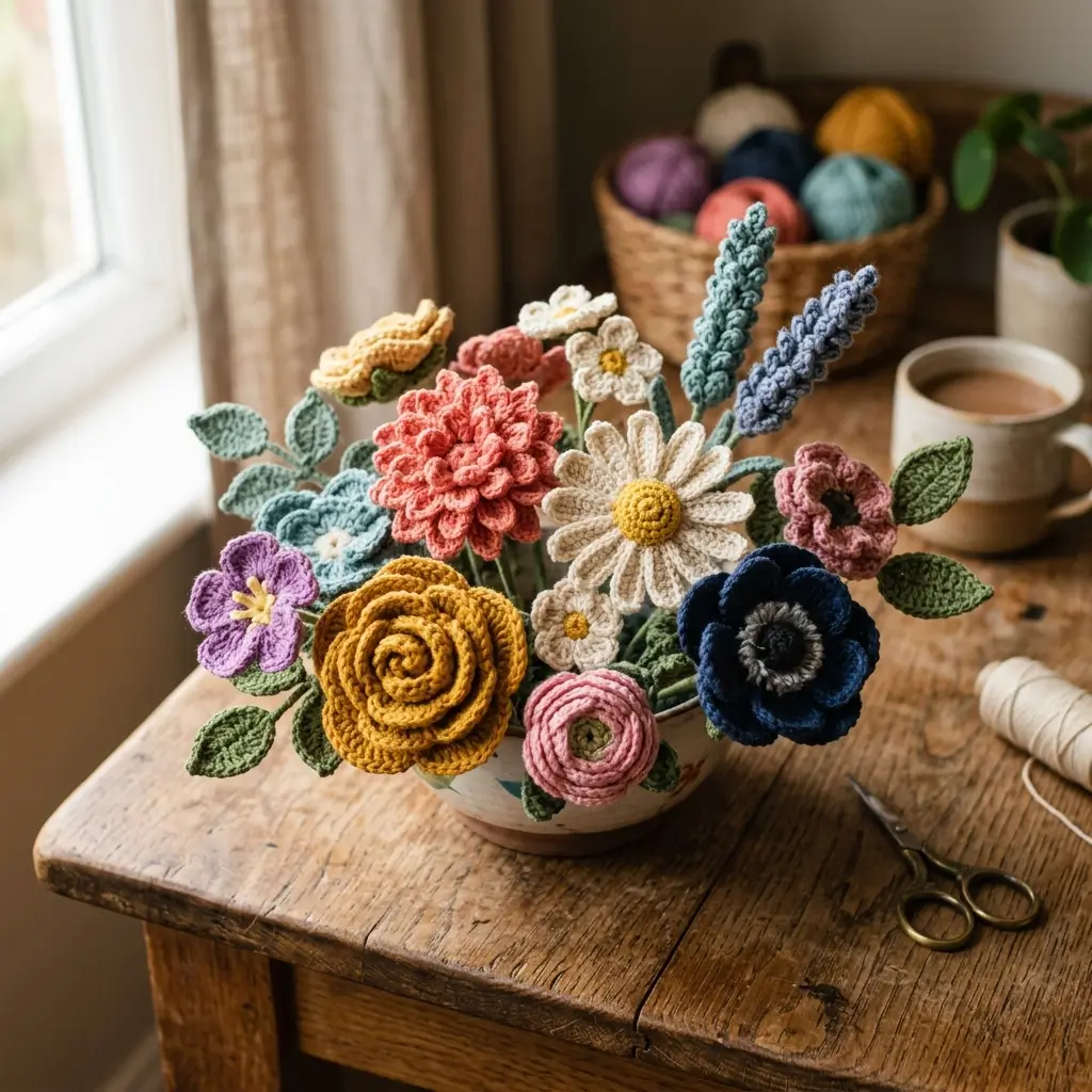 Free Crochet Flower Patterns