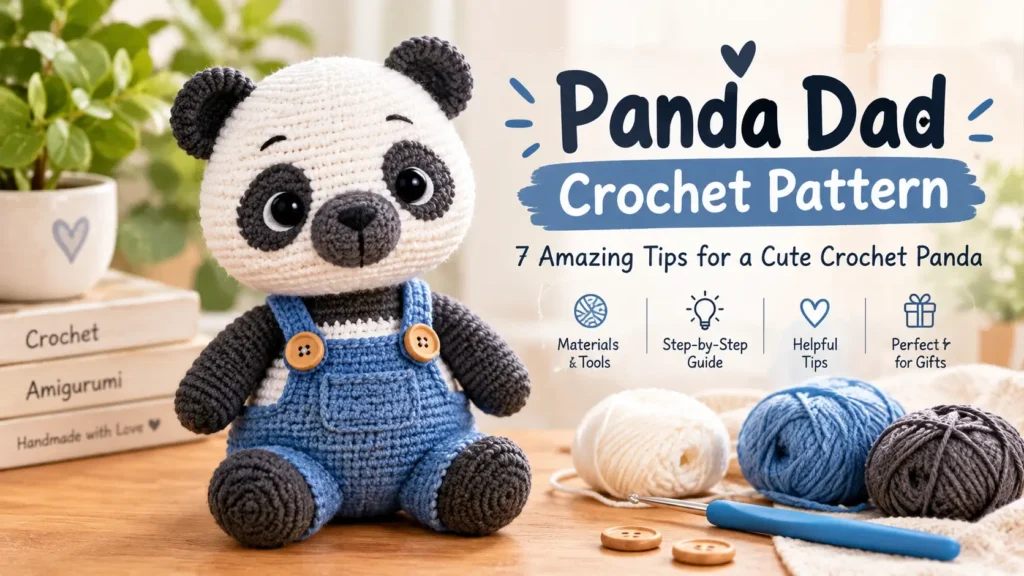 Panda Dad Crochet Pattern