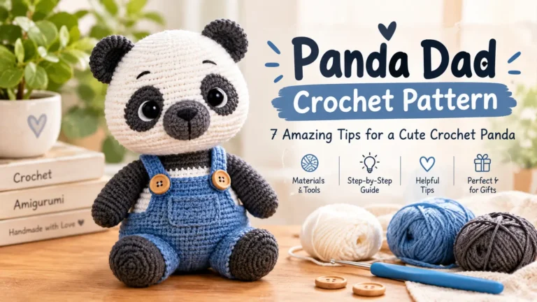 Panda Dad Crochet Pattern