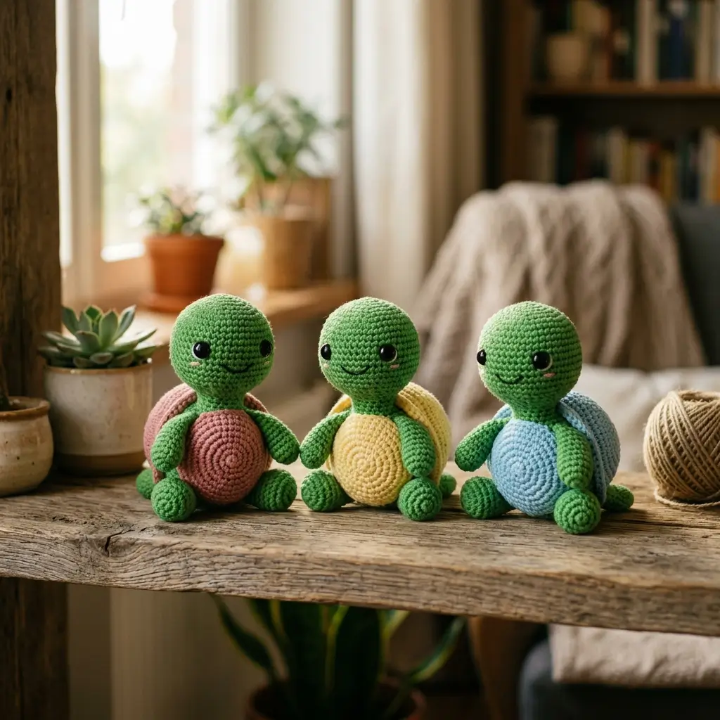 Crochet Turtle Amigurumi Pattern