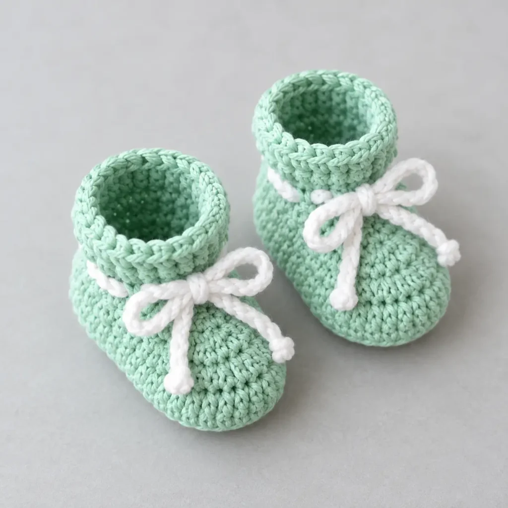 Crochet Baby Hat and Booties Pattern