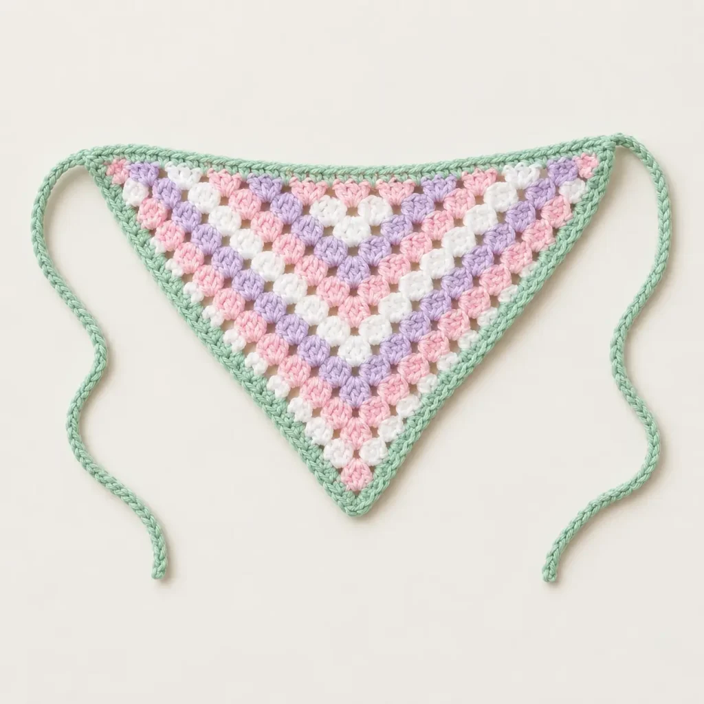 Easy Crochet Hair Bandana